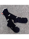 Pointel Hector Mid Calf Socks Navy FAS196A Y3011 415 - THOM BROWNE - BALAAN 4