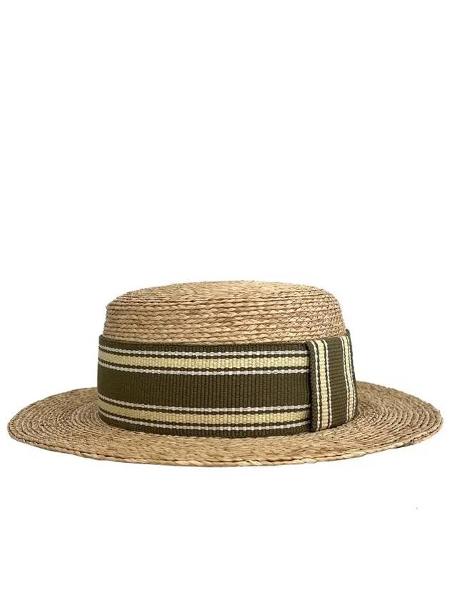 Woven Fabric Bucket Hat Beige - MIU MIU - BALAAN 4