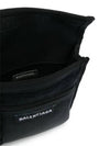 Explorer Small Strap Nylon Cross Bag Black - BALENCIAGA - BALAAN 6