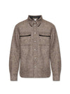 Wool Long Sleeve Shirt Brown - BOTTEGA VENETA - BALAAN 2