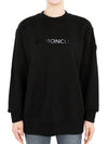 Moncler Women s Arm Logo Patch Lettering Sweatshirt Black 8G00011 809KR 999 - MONCLER - BALAAN 2