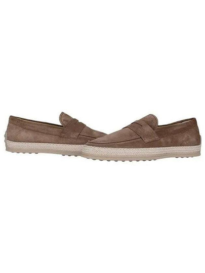 Flat Suede Loafers Brown - TOD'S - BALAAN 2