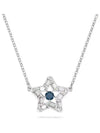 Stella Star Pendant Necklace Blue Silver - SWAROVSKI - BALAAN 2