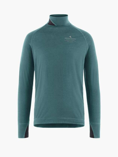 Men's Fafne Turtleneck Long Sleeve T-Shirt Dark Deep Sea - KLATTERMUSEN - BALAAN 2