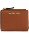 Logo Jet Set Half Wallet Brown - MICHAEL KORS - BALAAN 1