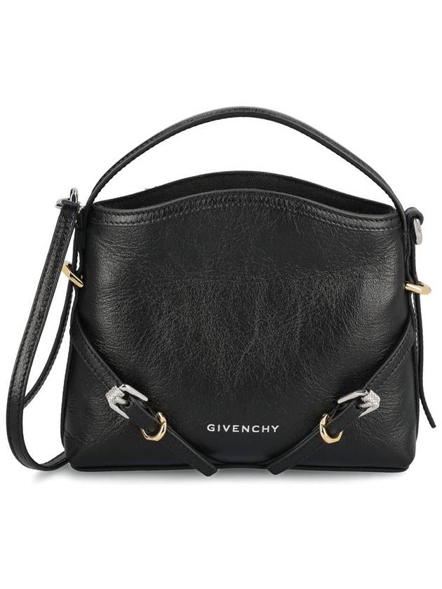 Nano Boisille Leather Cross Bag Black - GIVENCHY - BALAAN 2