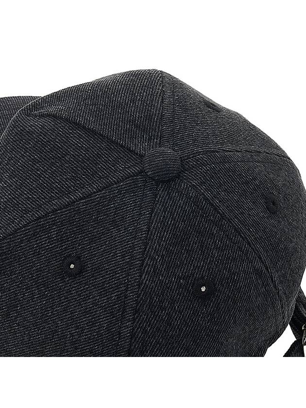 Eden Logo Denim Ball Cap Stone Wash Black - A.P.C. - BALAAN 9