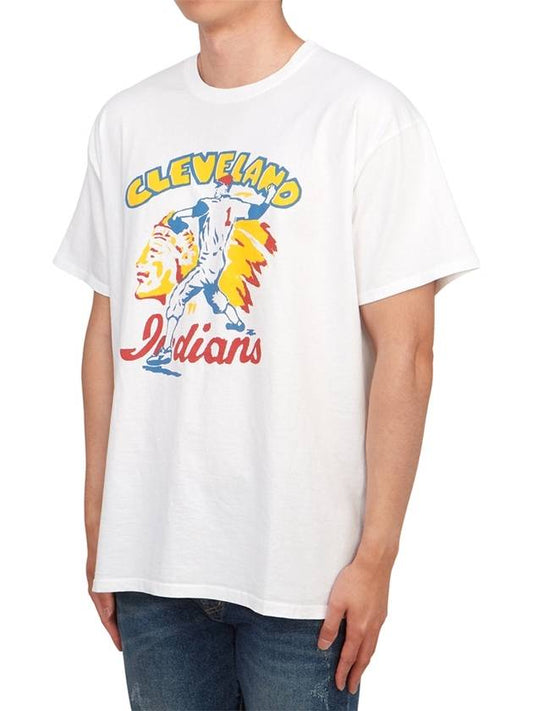 Men s Short Sleeve T Shirt CLEVELAND WHITE M - WILD DONKEY - BALAAN 2