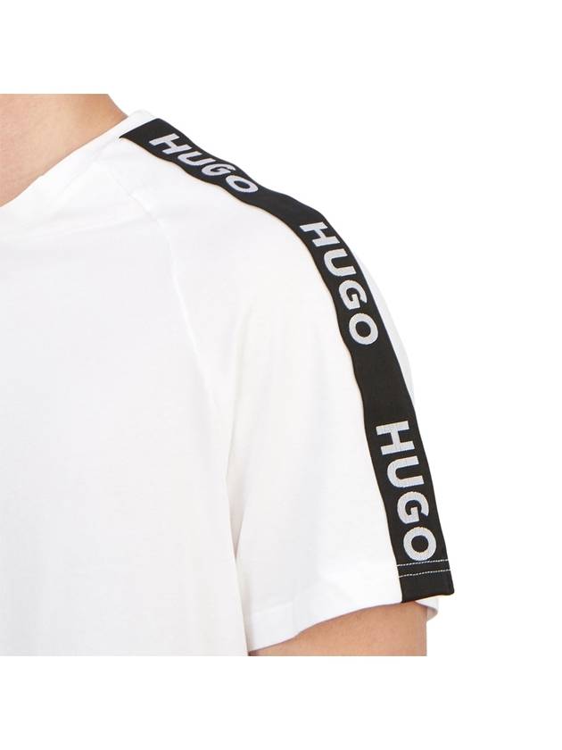 Logo Cotton Short Sleeve T-shirt White - HUGO BOSS - BALAAN 7