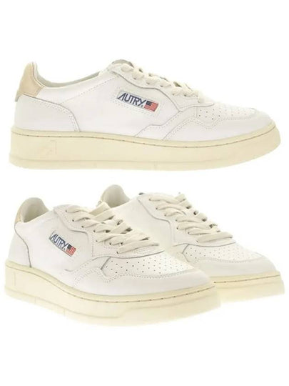 Medalist Low Top Sneakers Beige White - AUTRY - BALAAN 2