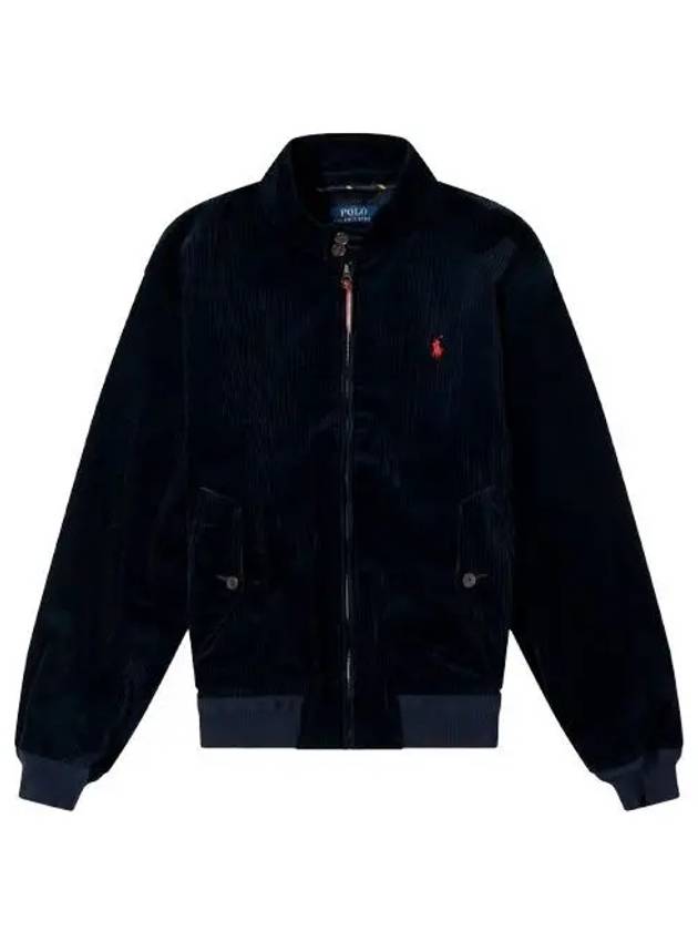 Pony Corduroy Bomber Jacket Navy - POLO RALPH LAUREN - BALAAN 2