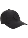 Nylon Metal 6-Panel Cap Black - STONE ISLAND - BALAAN 2