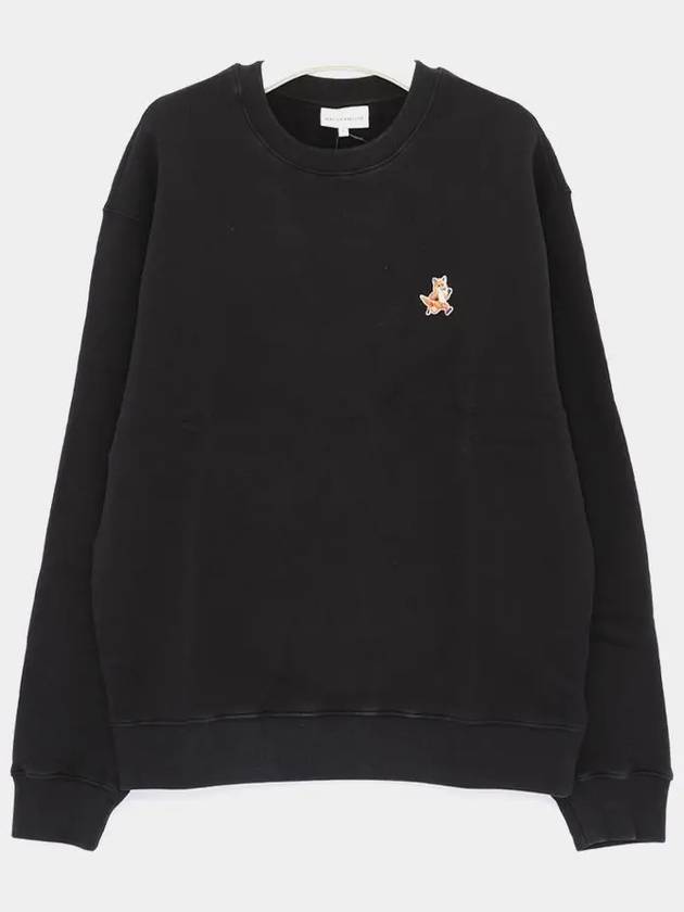 Fox Cotton Sweatshirt Black - MAISON KITSUNE - BALAAN 3