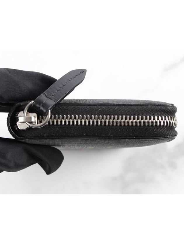 Snake zipper long wallet black - GUCCI - BALAAN 5