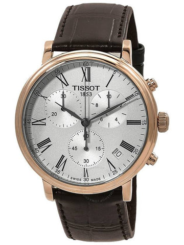 Tissot Carson Chronograph Quartz Silver Dial Men's Watch T122.417.36.033.00 - TISSOT - BALAAN 1