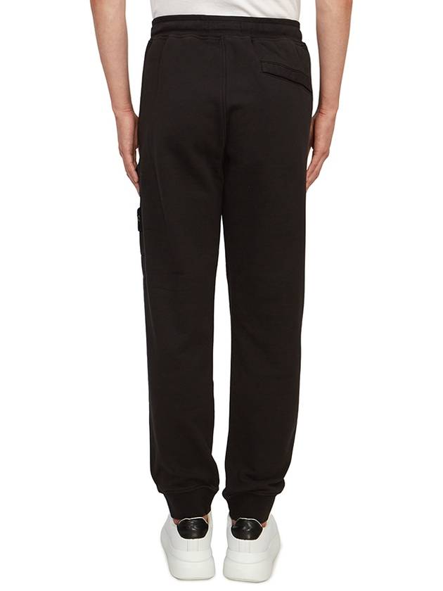 Wappen Patch Drawstring Track Pants Black - STONE ISLAND - BALAAN 4