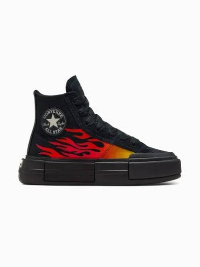 Chuck Taylor All Star Cruise High Top Sneakers Flames Black - CONVERSE - BALAAN 2