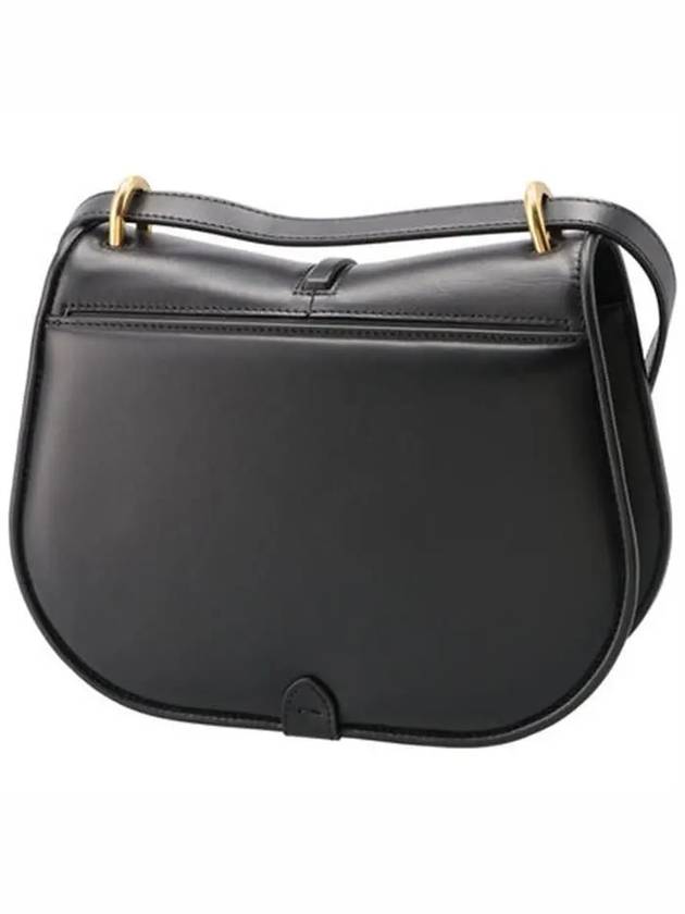 C'Mon Medium Leather Shoulder Bag Black - FENDI - BALAAN 3