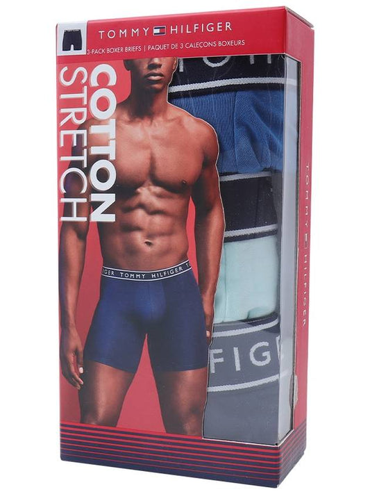 3 Pack Stretch Boxer Men's Square Briefs 09T4145487 - TOMMY HILFIGER - BALAAN 1