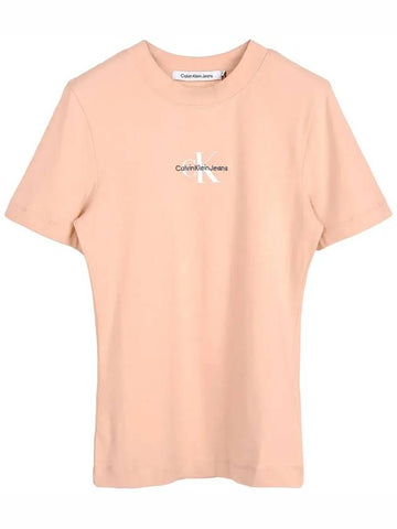 Blossom monologo t shirt J20J221426 TLV - CALVIN KLEIN - BALAAN 1