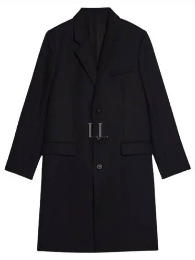 Men's Virgin Wool Single Coat Black - AMI - BALAAN 2