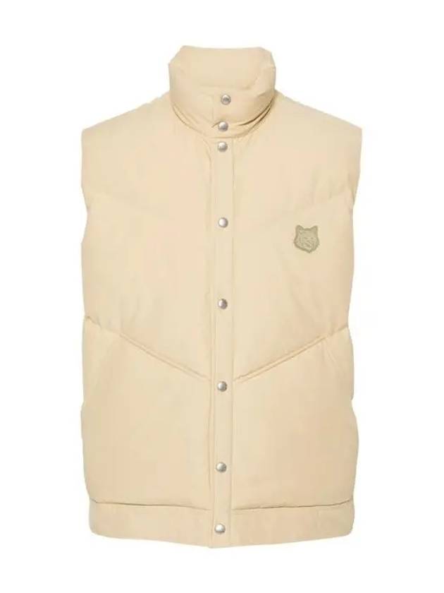 Bold Fox Head Quilted Gilet Vest Beige - MAISON KITSUNE - BALAAN 2