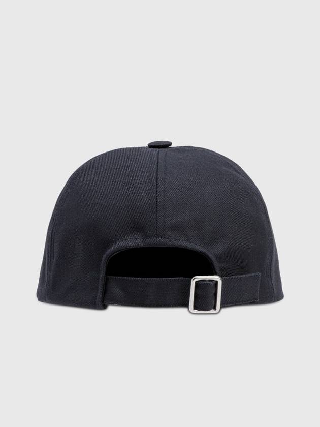 Fox head embroidery ball cap hat navy color - MAISON KITSUNE - BALAAN 3