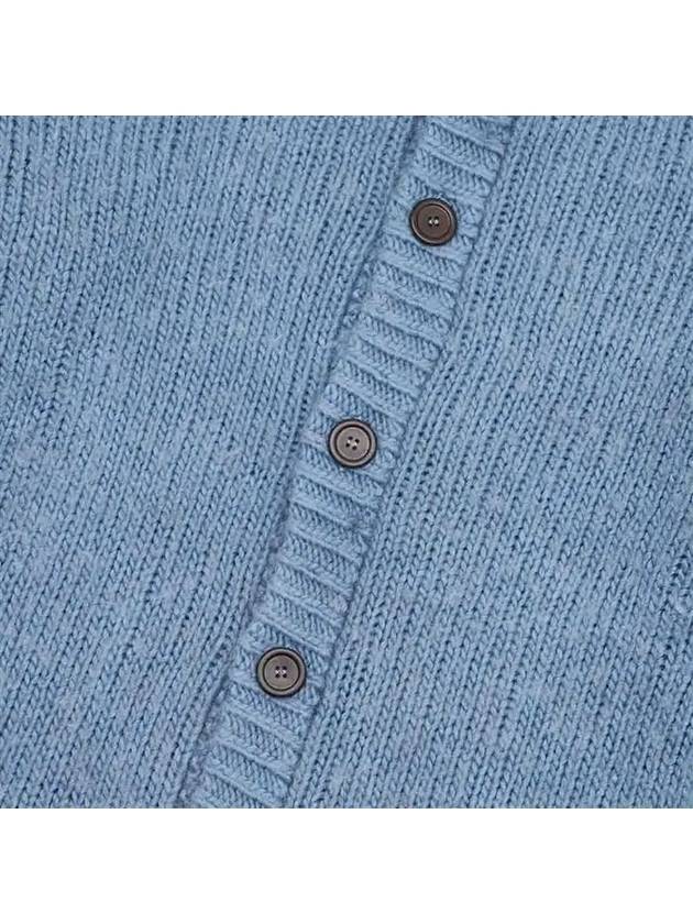 Ribbed Trimming Button Large Cardigan Blue - OUR LEGACY - BALAAN 6