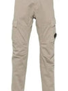 Stretch Sateen Ergonomic Lens Double Cargo Straight Pants Beige - CP COMPANY - BALAAN 2