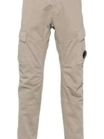 Stretch Sateen Ergonomic Lens Double Cargo Straight Pants Beige - CP COMPANY - BALAAN 2