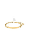 Chain Detail Embossed Logo Bracelet Gold - SPORTY & RICH - BALAAN 2