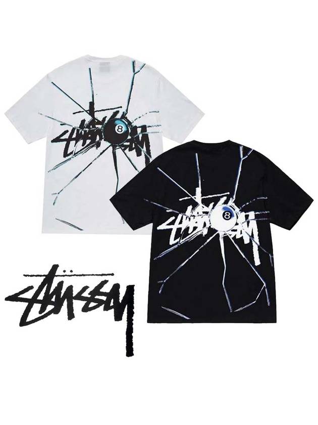 Shattered T Shirt Black Men - STUSSY - BALAAN 6