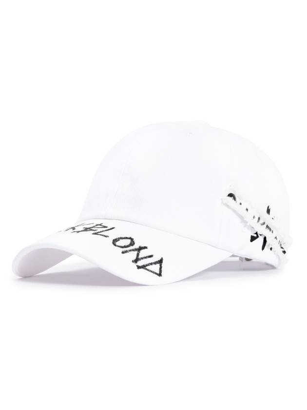 Side Patch Graffiti Logo Cap White - BLACKBLOND - BALAAN 1