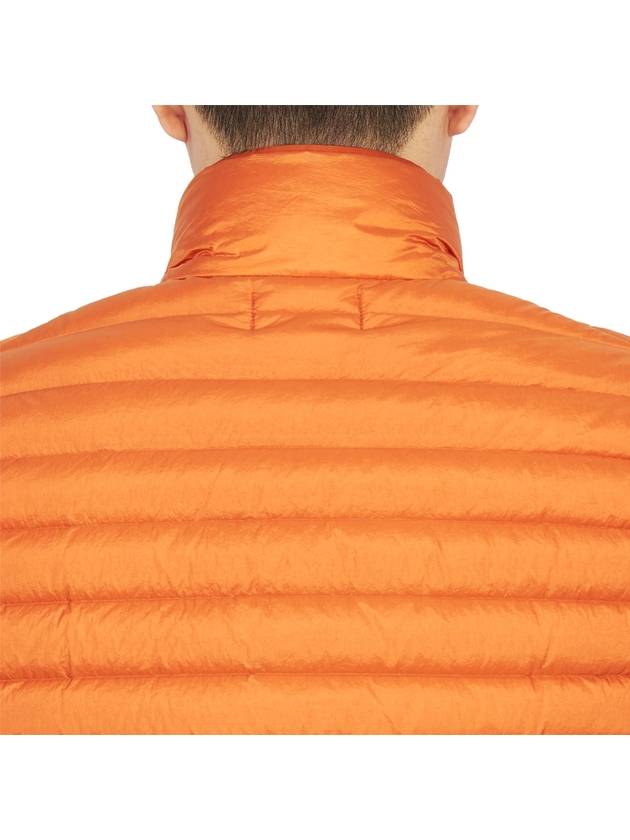 Loom Woven Chambers Recycled Nylon Down Padding Vest Orange - STONE ISLAND - BALAAN 10