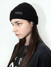 Logo Black Beanie - DAMAGE MNEMONIC - BALAAN 1