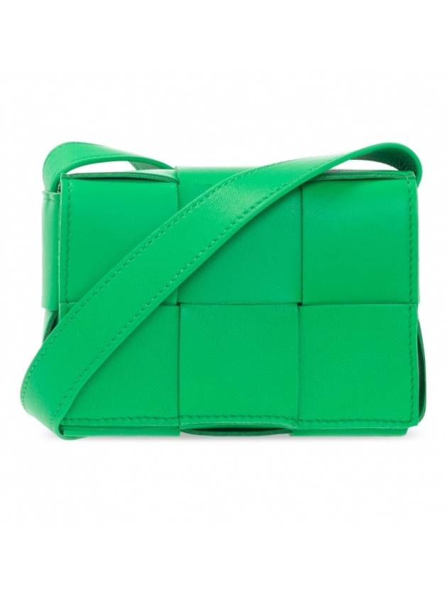 Intrecciato Cassette Small Cross Bag Green - BOTTEGA VENETA - BALAAN 2