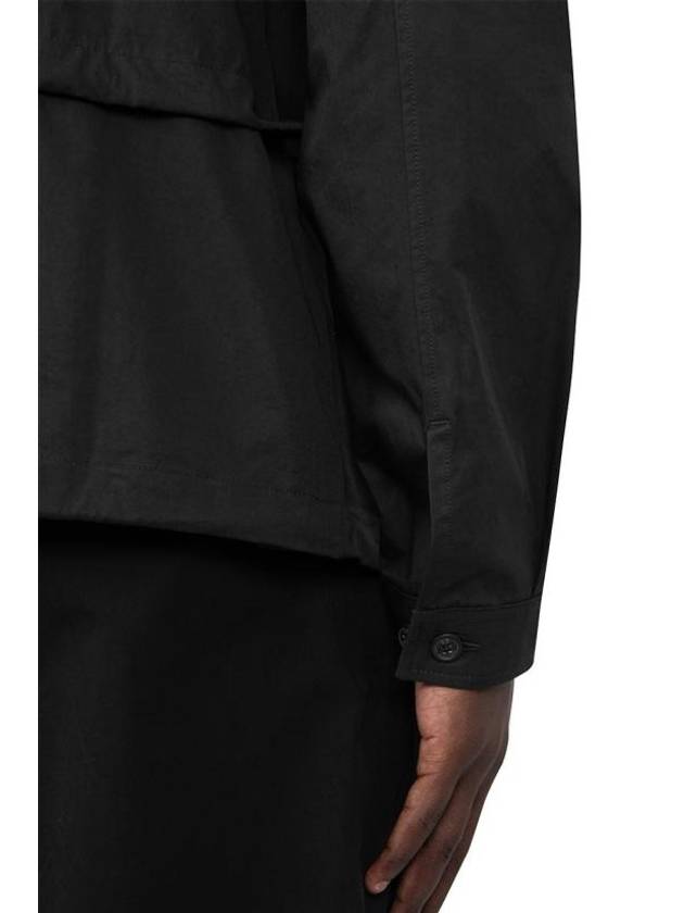 Gabardine Pockets Long Sleeve Shirt Black - CP COMPANY - BALAAN 6