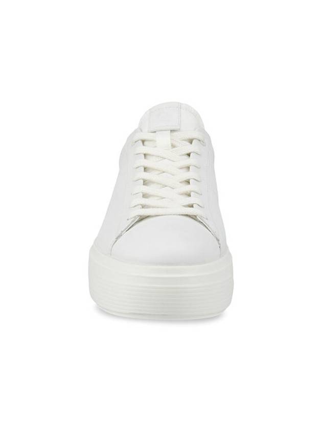 Street Platform Leather Low Top Sneakers White - ECCO - BALAAN 3