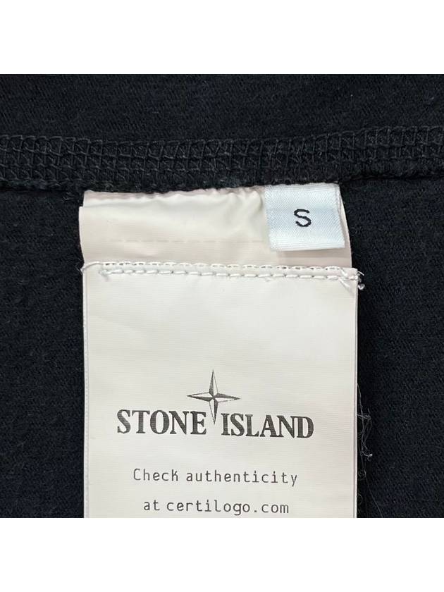 Long sleeve men s t shirt black size - STONE ISLAND - BALAAN 6