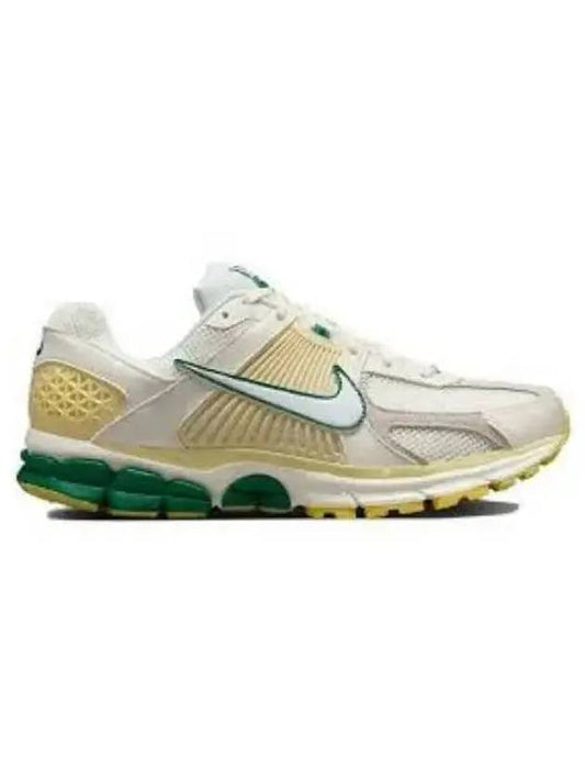 Zoom Vomero 5 Low Top Sneakers Sail Malachite Alabaster White - NIKE - BALAAN 2