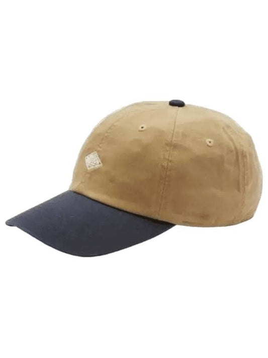 Chino Cloth 6 Panel Ball Cap Khaki Navy - DANTON - BALAAN 1