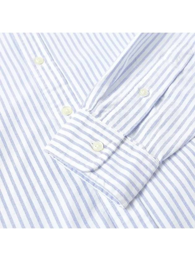 Polo Pony Logo Embroidered Striped Oxford Shirt 710804255004 - RALPH LAUREN - BALAAN 3