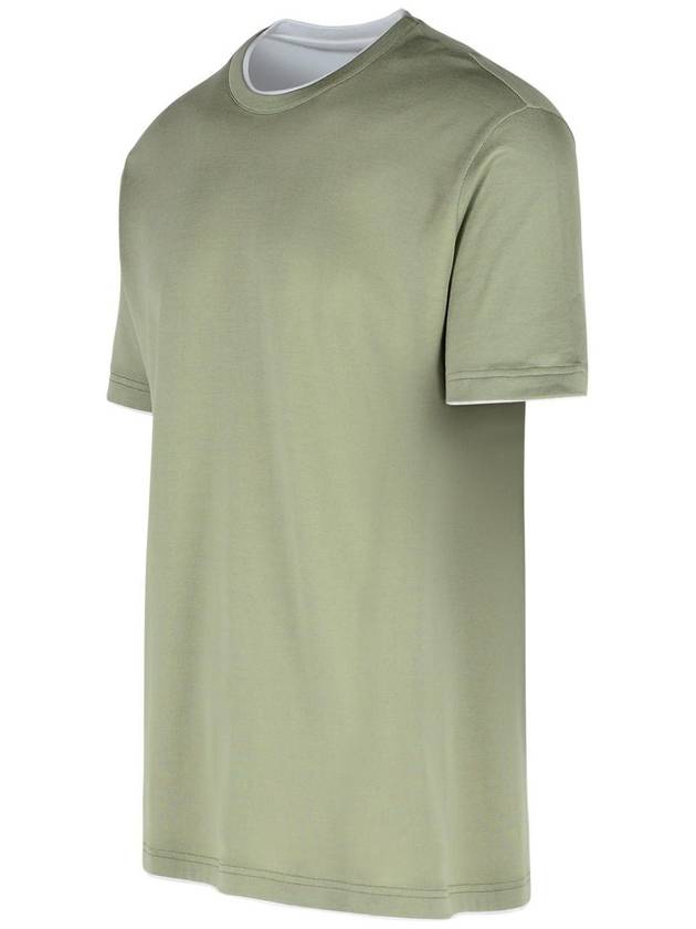 Eleventy Green Cotton T-Shirt - ELEVENTY MILANO - BALAAN 2