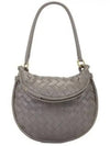 Intrecciato Gemelli Small Shoulder Bag Grey - BOTTEGA VENETA - BALAAN 2