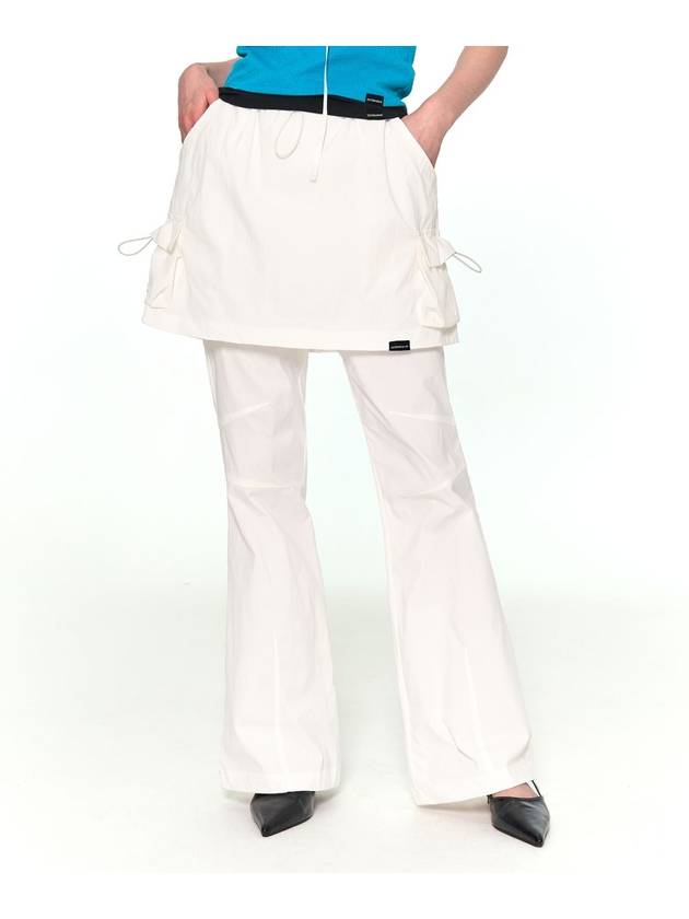 Colors Skirt Pants White - ZIZEMUSEUM - BALAAN 1