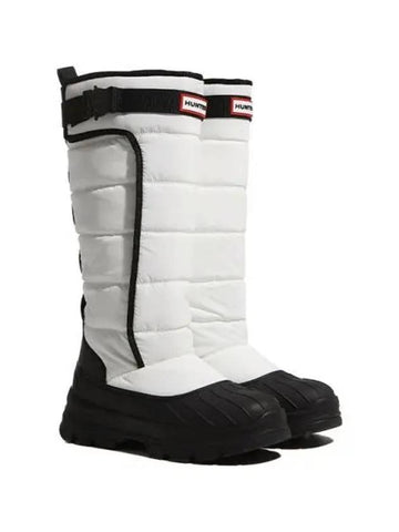 UNISEX Intrepid Buckle Tall Snow Boots White Black WFT2000NYRWHB - HUNTER - BALAAN 1