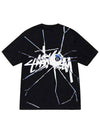 Shattered T Shirt Black Men - STUSSY - BALAAN 1