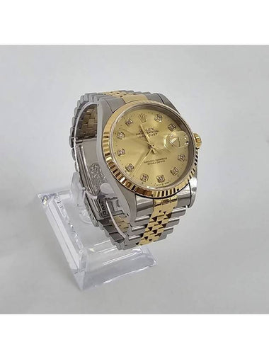 Rolex Datejust Oyster Perpetual Combi Diamond Men s Watch 36mm 162 - ROLEX - BALAAN 1