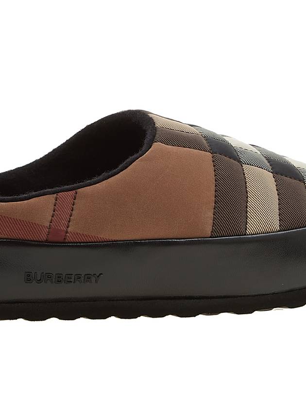 House Check Flat Slippers Brown - BURBERRY - BALAAN 11