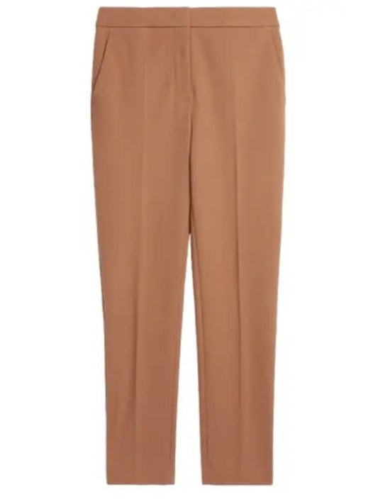 Pegno Viscose Straight Pants Tobacco - MAX MARA - BALAAN 2